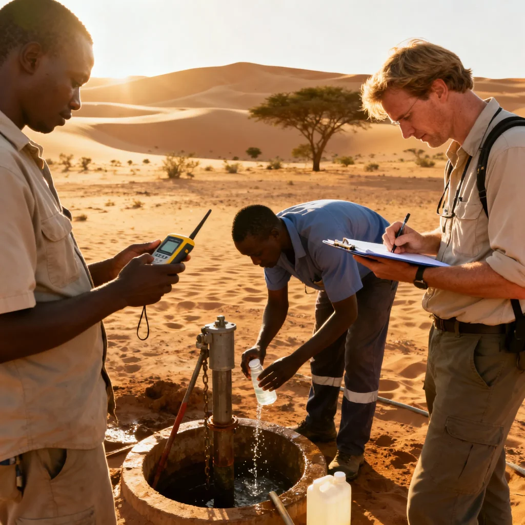 groundwater-survey-sample-collection-arid-africa